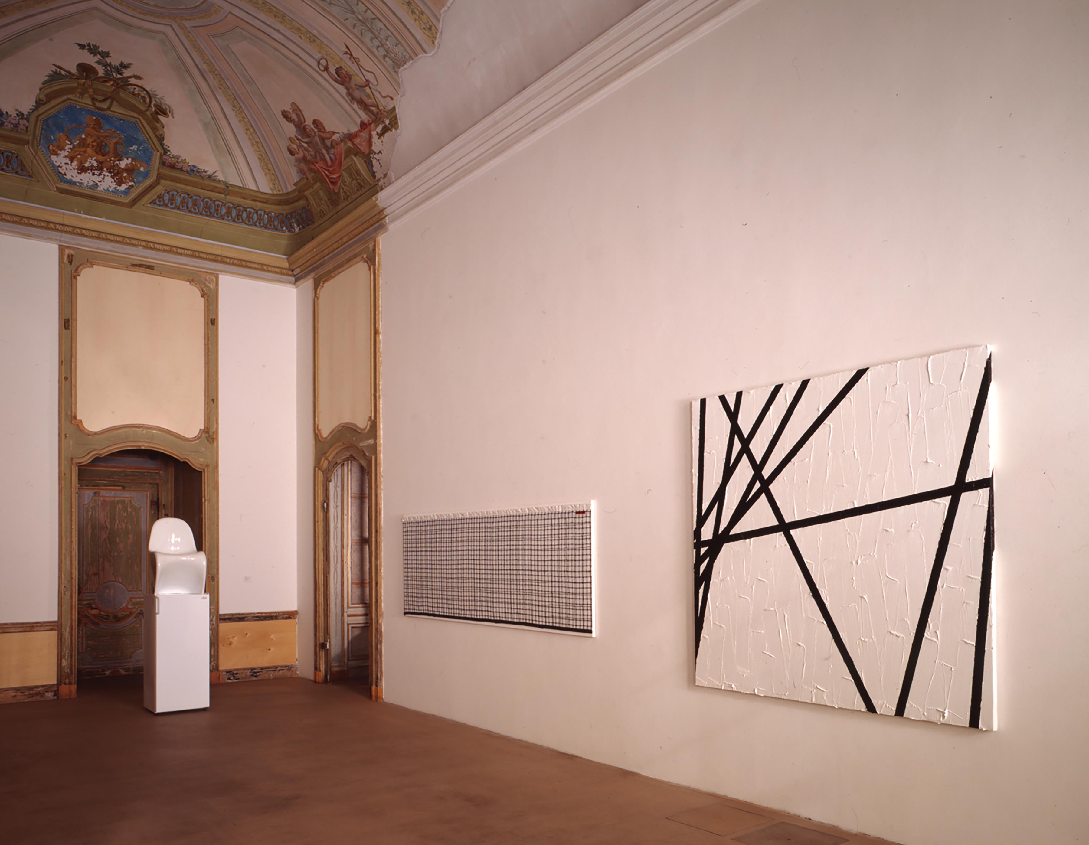 Bertrand Lavier, Panton/Arthur-Martin, 1991; Tennis/Volley-ball, 1987 and Lavier/Morellet, 1975-1995